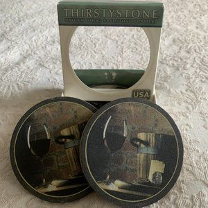 Sandstone coasters NIB